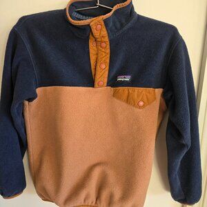 Patagonia Kids' Lightweight Synchilla® Snap-T® Fleece Pullover - size Small 7-8